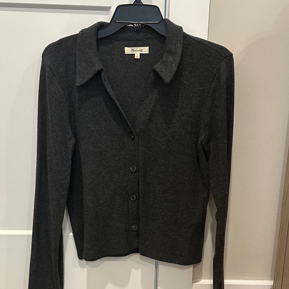 Madewell Charcoal Cardigan